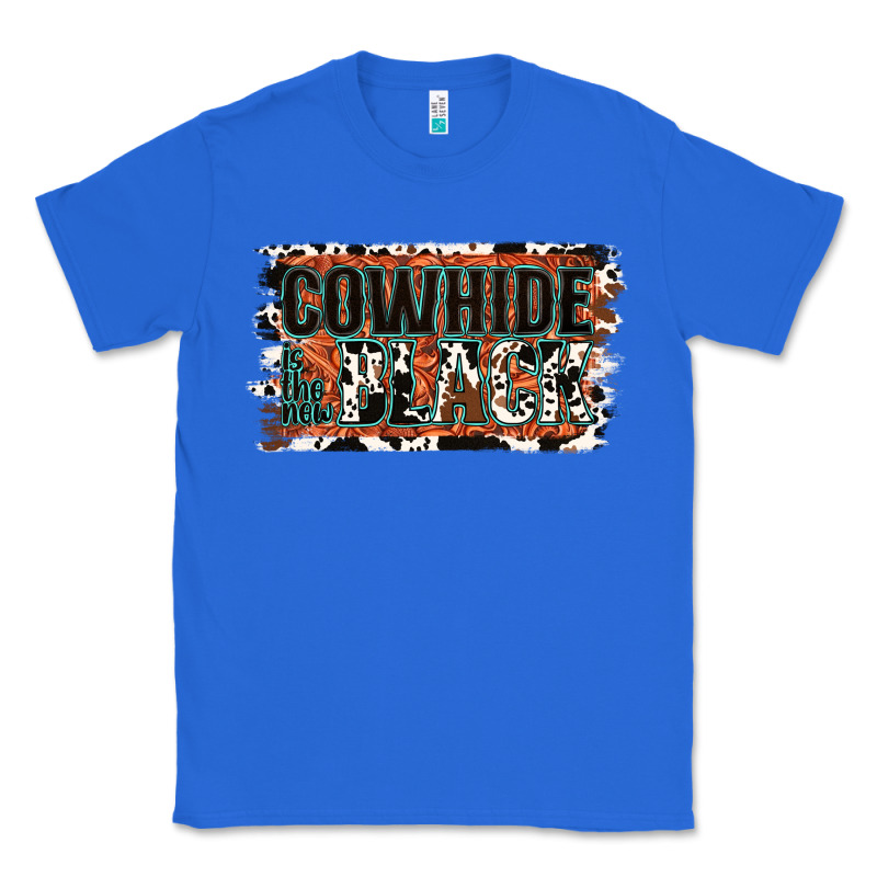 Cowhide Is The New Black Classic Tee by Jasminsmagicworld | Teevron