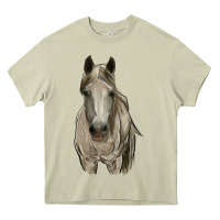 Mossy horse Heavy Core Tee - RanaPortraitStore