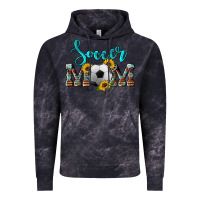 Cloud Black western leopard cowhide sunflowers  glitter mom soccer Vintage Hoodie - Artiststas