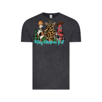 Vintage Black merry christmas y'all christmas trees Vintage Tee - CowhideDigitalArt