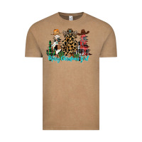 Vintage Coffee merry christmas y'all christmas trees Vintage Tee - CowhideDigitalArt