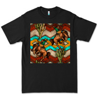 Black native american aztec seamless pattern 5 Premium Tee - BundleAndBundleShop