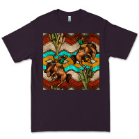 Plum native american aztec seamless pattern 5 Premium Tee - BundleAndBundleShop