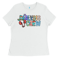 White dialysis crew Ladies Tee - CowhideDigitalArt