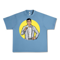Pebble Blue sterling archer Urban Heavy Tee - DesigneFamous