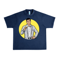 Navy sterling archer Urban Heavy Tee - DesigneFamous