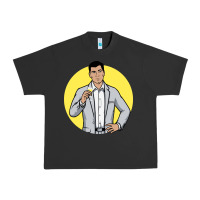 Pigment Black sterling archer Urban Heavy Tee - DesigneFamous
