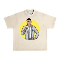 Sandshell sterling archer Urban Heavy Tee - DesigneFamous