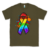 Army Green Pride ribbon Classic Tee - FaDigitalArtStudio