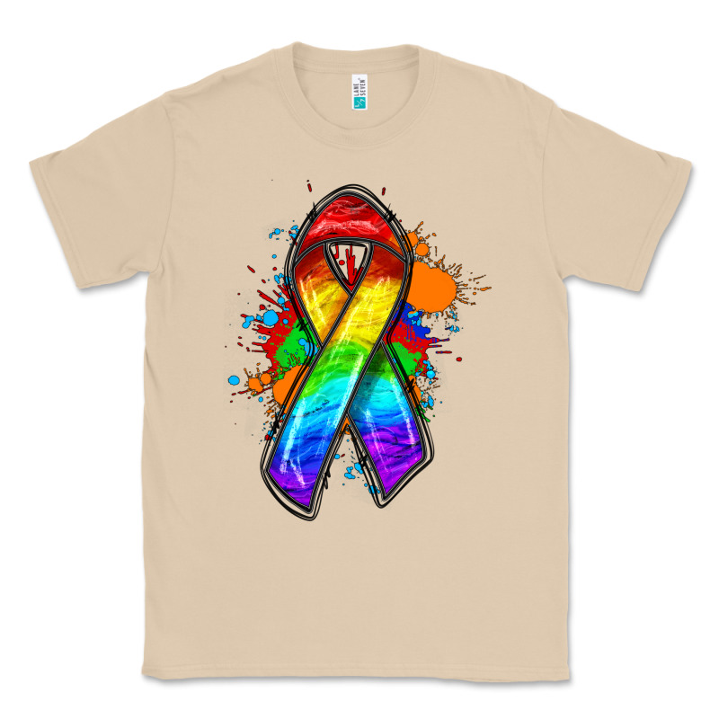 Pride Ribbon Classic Tee by FaDigitalArtStudio | Teevron