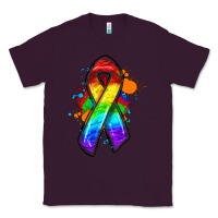 Plum Pride ribbon Classic Tee - FaDigitalArtStudio