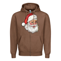 Chestnut santa Zipper Hoodie - RanaPortraitStore