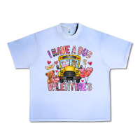 Grape Ice i have a bus full of valentines Urban Heavy Tee - CowhideDigitalArt