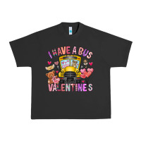 Pigment Black i have a bus full of valentines Urban Heavy Tee - CowhideDigitalArt
