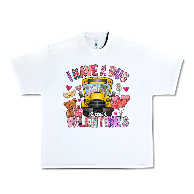 I Have A Bus Full Of Valentines Urban Heavy Tee by CowhideDigitalArt | Teevron