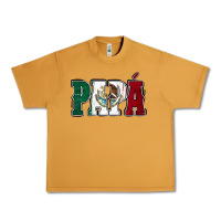 Peanut Butter Mexican Flag Papá Urban Heavy Tee - Jasminsmagicworld