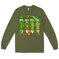 Army Green st. patrick's day teacher pencils Long Sleeve Tee - Artiststas