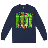Navy st. patrick's day teacher pencils Long Sleeve Tee - Artiststas