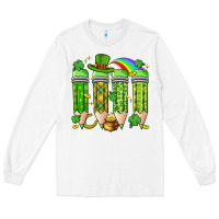 White st. patrick's day teacher pencils Long Sleeve Tee - Artiststas