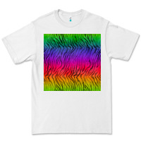 White colorful tiger seamless pattern Premium Tee - BundleAndBundleShop