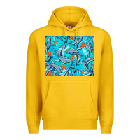 Lemon humpback whale mousepad Premium Hoodie - BarkalooDesign