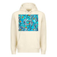 Sandshell humpback whale mousepad Premium Hoodie - BarkalooDesign