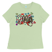 Matcha christmas nurse qma Ladies Tee - CowhideDigitalArt