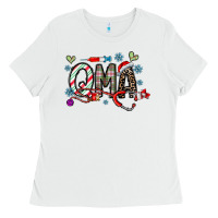 White christmas nurse qma Ladies Tee - CowhideDigitalArt