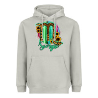 Moon Dust Scorpio Zodiac Sign Sunflower Leopard Serape Heavyweight Hoodie - RanaPortraitStore