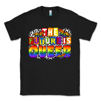 Black the future is queer Classic Tee - FaDigitalArtStudio