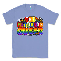 Colony Blue the future is queer Classic Tee - FaDigitalArtStudio