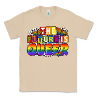 Mushroom the future is queer Classic Tee - FaDigitalArtStudio