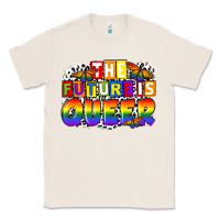 Natural the future is queer Classic Tee - FaDigitalArtStudio