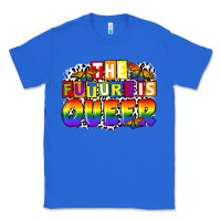 True Royal the future is queer Classic Tee - FaDigitalArtStudio