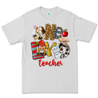 Dove Grey One Loved Teacher Premium Tee - FaDigitalArtStudio