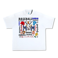 White baseball mom Urban Heavy Tee - CowhideDigitalArt