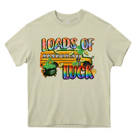Mossy Loads of luck with school bus St. Patrick's Day Heavy Core Tee - FaDigitalArtStudio