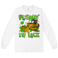 White pushin' my luck Long Sleeve Tee - Artiststas