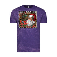 Cloud Purple merry Christmas Vintage Tee - CowhideDigitalArt
