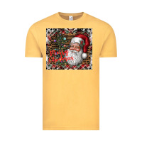 Vintage Mustard merry Christmas Vintage Tee - CowhideDigitalArt
