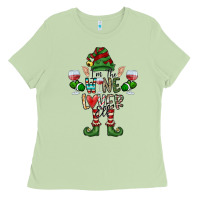 Matcha I'm The wine Lover Elf Ladies Tee - CowhideDigitalArt