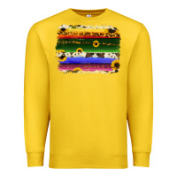 Lemon serape sunflowers leopard cowhide background Premium Sweatshirt - RanaPortraitStore