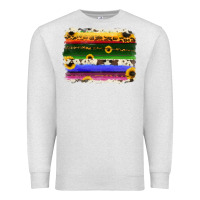 Oatmeal Heather serape sunflowers leopard cowhide background Premium Sweatshirt - RanaPortraitStore