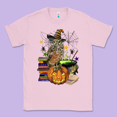 Halloween Owl Classic Tee Designed By Barkaloodesign