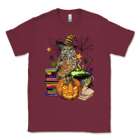 Burgundy halloween owl Classic Tee - BarkalooDesign