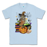 Dusty Blue halloween owl Classic Tee - BarkalooDesign