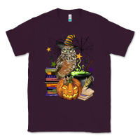 Plum halloween owl Classic Tee - BarkalooDesign