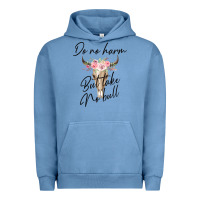 Pigment Pebble Blue Do No Harm But Take No Bull Urban Hoodie - Bettercallsaul