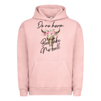 Pigment Salmon Do No Harm But Take No Bull Urban Hoodie - Bettercallsaul