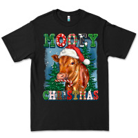 Black mooey christmas heifer Premium Tee - FaDigitalArtStudio